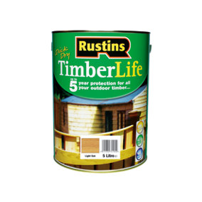 Rustins Quick Dry Timberlife - Light Oak 5ltr