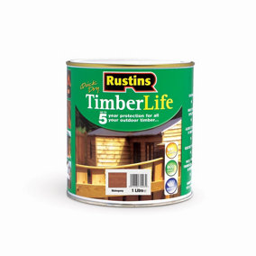 Rustins Quick Dry Timberlife - Mahogany 1ltr