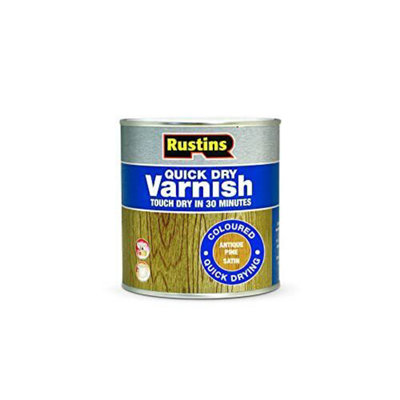 Rustins Quick Dry Varnish - Antique Pine 1ltr