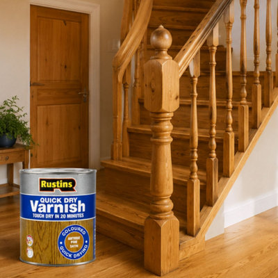 Rustins Quick Dry Varnish Antique Pine 500ml