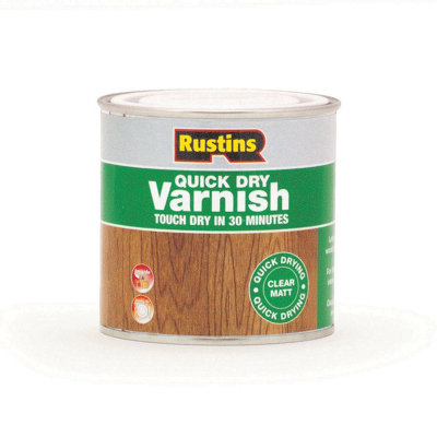 Rustins Quick Dry Varnish Clear Matt 250ml