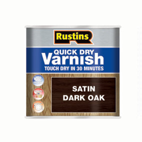 Rustins Quick Dry Varnish - Dark Oak 250ml