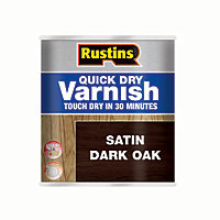 Rustins Quick Dry Varnish - Dark Oak 500ml