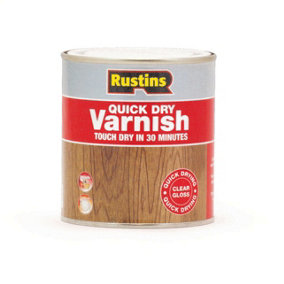Rustins Quick Dry Varnish Gloss - Clear 500ml