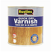 Rustins Quick Dry Varnish - Mahogany 1ltr