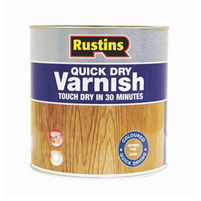 Rustins Quick Dry Varnish - Mahogany 1ltr