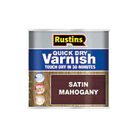 Rustins Quick Dry Varnish - Mahogany 250ml