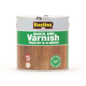 Rustins Quick Dry Varnish Matt - Clear 2.5ltr