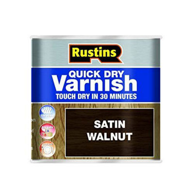 Rustins Quick Dry Varnish - Walnut 500ml