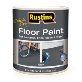 Rustins Quick Drying Floor Paint - Grey 2.5ltr