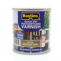 Rustins Quick Drying Polyurethane Varnish Satin A/Pine 2.5ltr