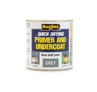 Rustins Quick Drying Primer And Undercoat - Grey 250ml