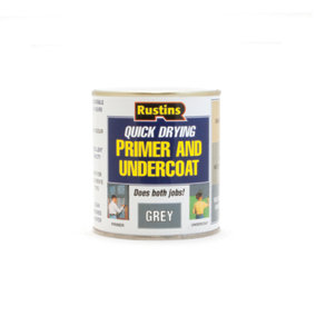 Rustins Quick Drying Primer And Undercoat - Grey 500ml