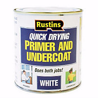 Rustins Quick Drying Primer And Undercoat - White 1ltr