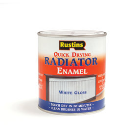 Rustins Quick Drying Radiator Enamel Gloss - 1ltr