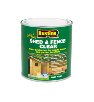 Rustins Shed and Fence - Clear 1ltr