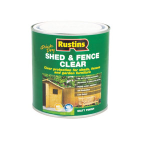 Rustins Shed and Fence - Clear 1ltr