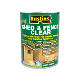 Rustins Shed and Fence - Clear 5ltr