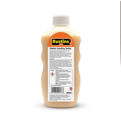 Rustins Shellac Sanding Sealer - 300ml