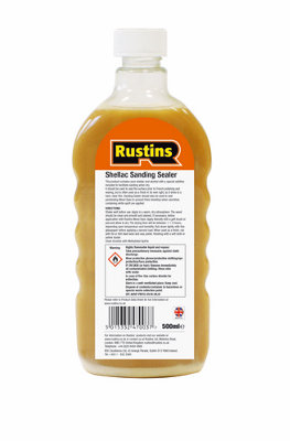 Rustins Shellac Sanding Sealer - 500ml