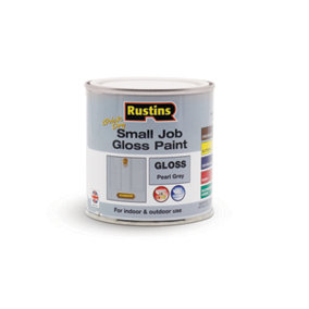 Rustins Small Job Gloss Paint Pearl Grey 250ml