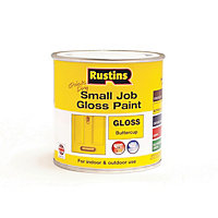 Rustins Small Job Paint Gloss - Buttercup 250ml