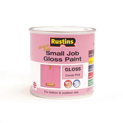 Rustins Small Job Paint Gloss - Candy Pink 250ml