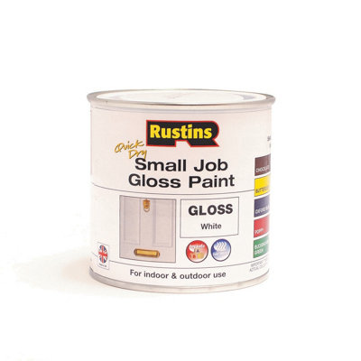 Rustins Small Job Paint Gloss - White 250ml