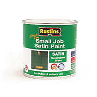 Rustins Small Job Paint Satin - Buckingham Green 250ml