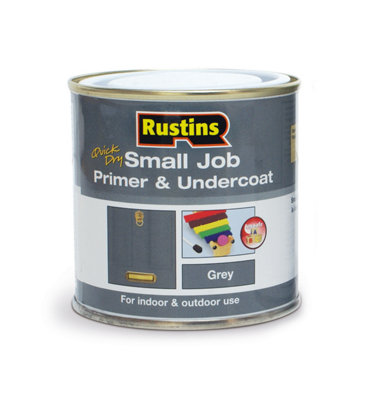 Rustins Small Job Primer and Undercoat - Grey 250ml