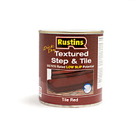 Rustins Textured Step & Tile Paint - Red 500ml