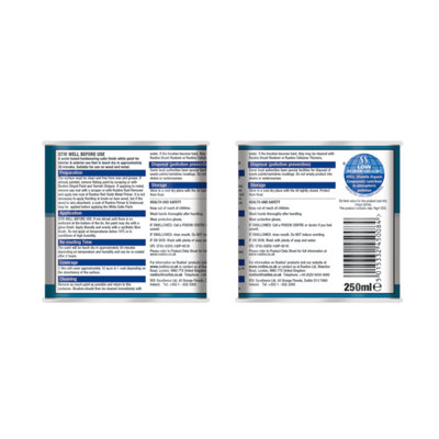 Rustins White Satin Paint 250ml