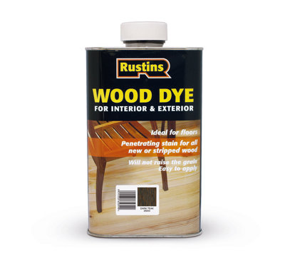 Rustins Wood Dye - Dark Teak 250ml