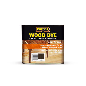 Rustins Wood Dye - Ebony - 2.5ltr