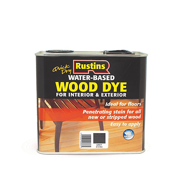 Rustins Wood Dye - Grey - 2.5ltr