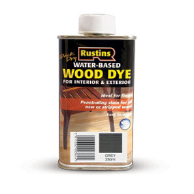 Rustins Wood Dye - Grey - 250ml