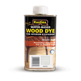 Rustins Wood Dye - White - 250ml