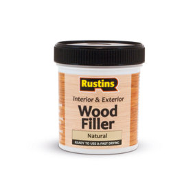 Rustins Wood Filler Natural 250ml - Ready to Use and Fast Drying