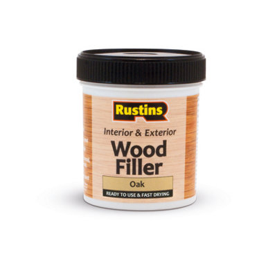 Rustins Wood Filler Oak 250ml - Ready to Use and Fast Drying