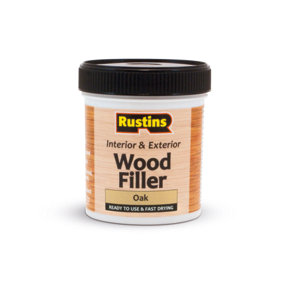 Rustins Wood Filler Oak 250ml - Ready to Use and Fast Drying