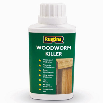 Rustins Woodworm Killer 250 ml £8.50 at B&Q