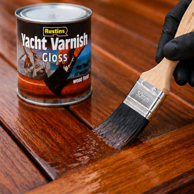 Rustins Yacht Varnish Gloss Clear 1L