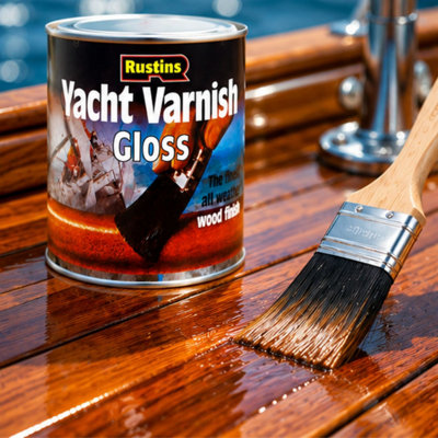 Rustins Yacht Varnish Gloss Clear 1L