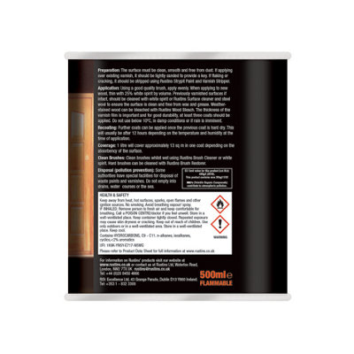 Ronseal  Trade Yacht Varnish Gloss Clear 750ml - 6