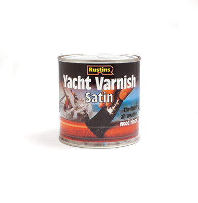 Rustins Yacht Varnish Satin Clear 250ml