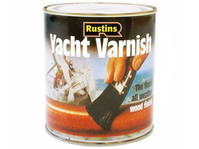 Rustins Yacht Varnish Satin Clear 250ml DIY at B&Q