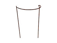Rusty Bow Plant Supports - Medium - Pack of 4, Garden Pride