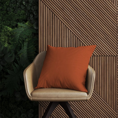 Rusty Orange Outdoor Cushion 60cm x 60cm
