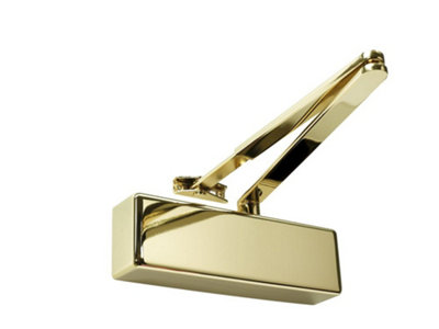 Rutland Door Closer, Contract EN 3/4 adjustable by template, c/w Softline Cover and Flatbar Armset Price Comparisons | Compare The Build