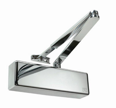 Rutland Door Closer, Contract EN 3/4 adjustable by template, c/w Softline Cover and Flatbar Armset Price Comparisons | Compare The Build